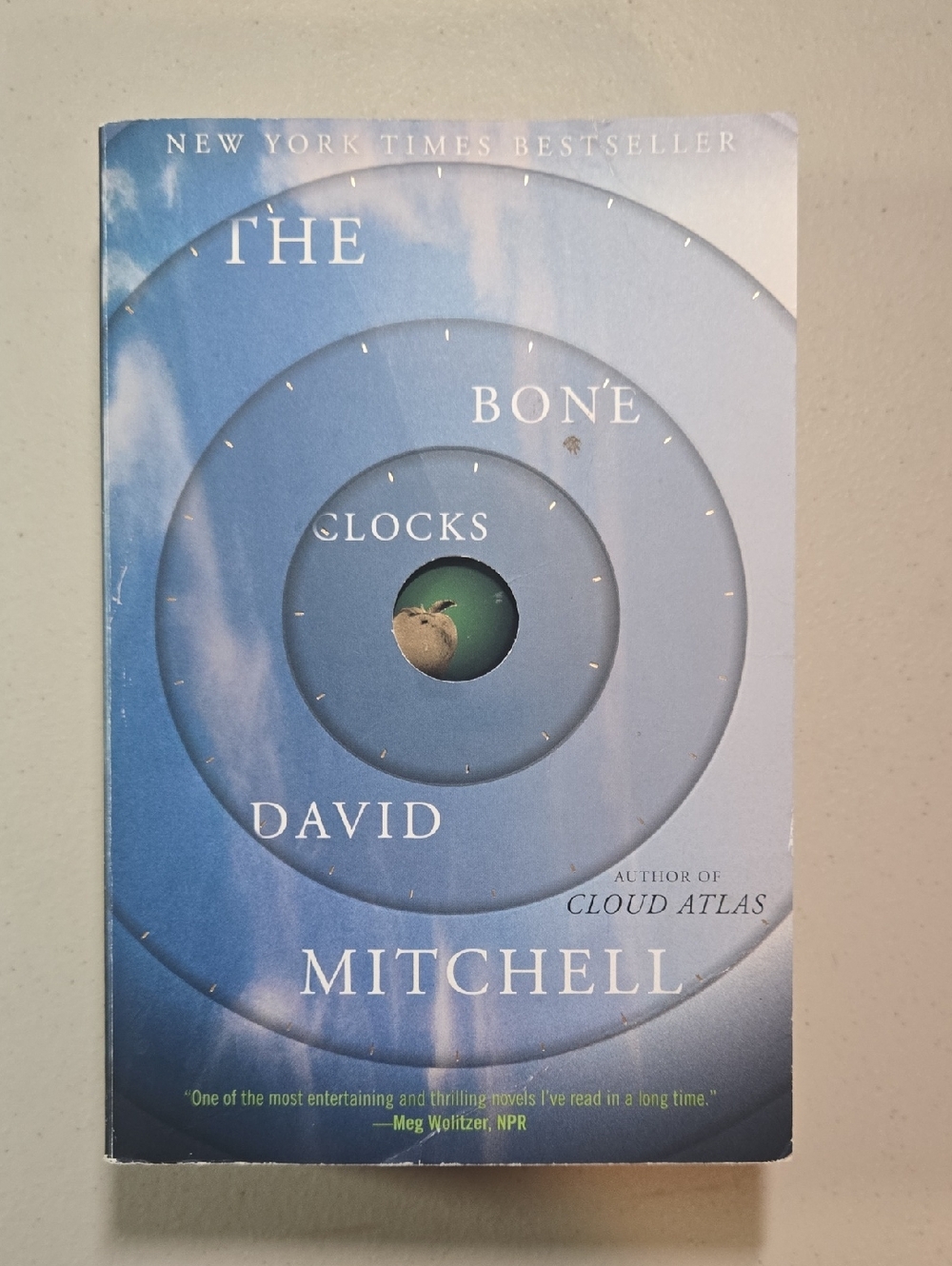 The Bone Clocks by David Mitchell - Blue Cover Paperback